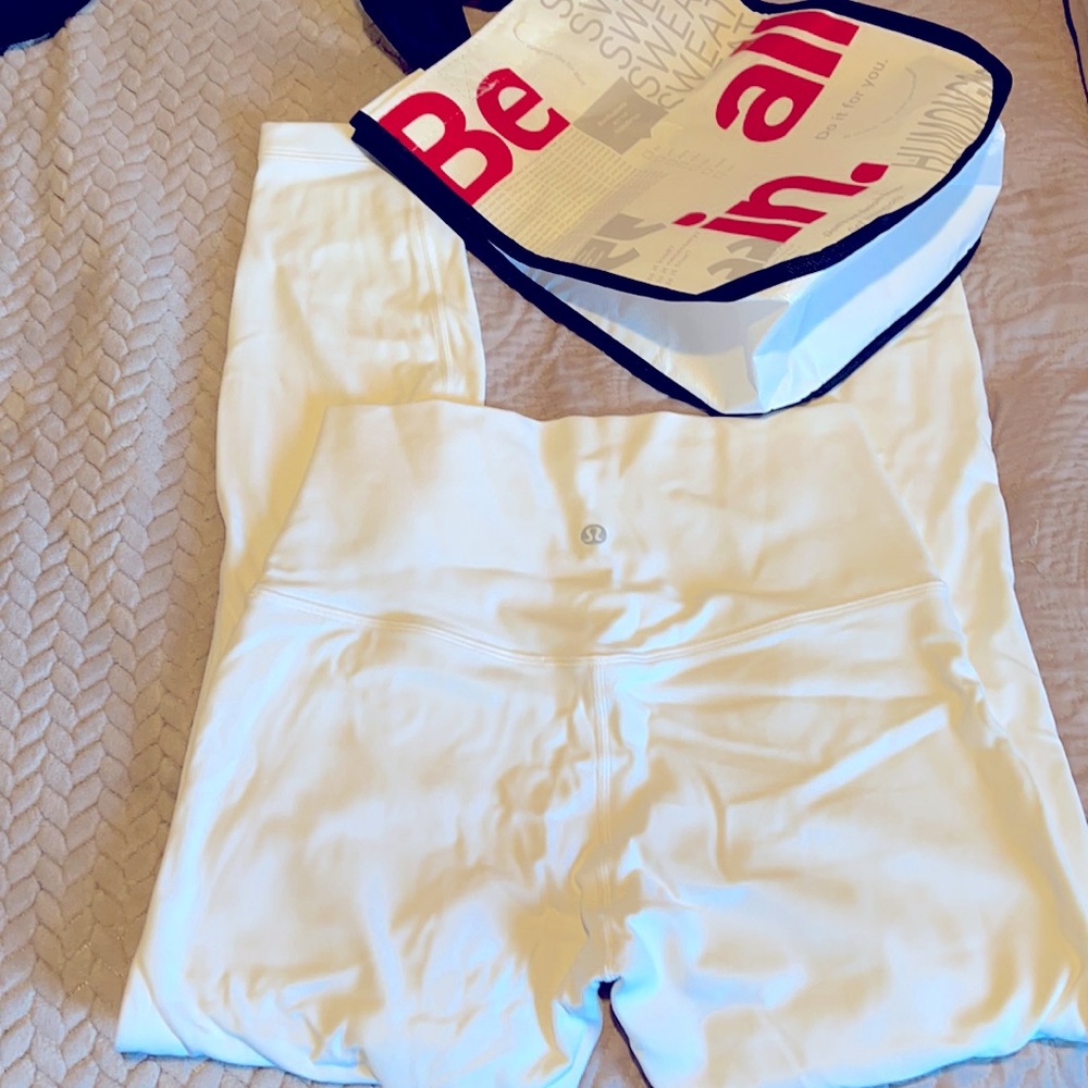 White leggings